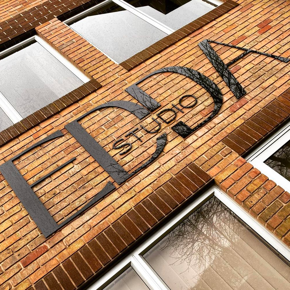 Black Acrylic Flat Cut Letters