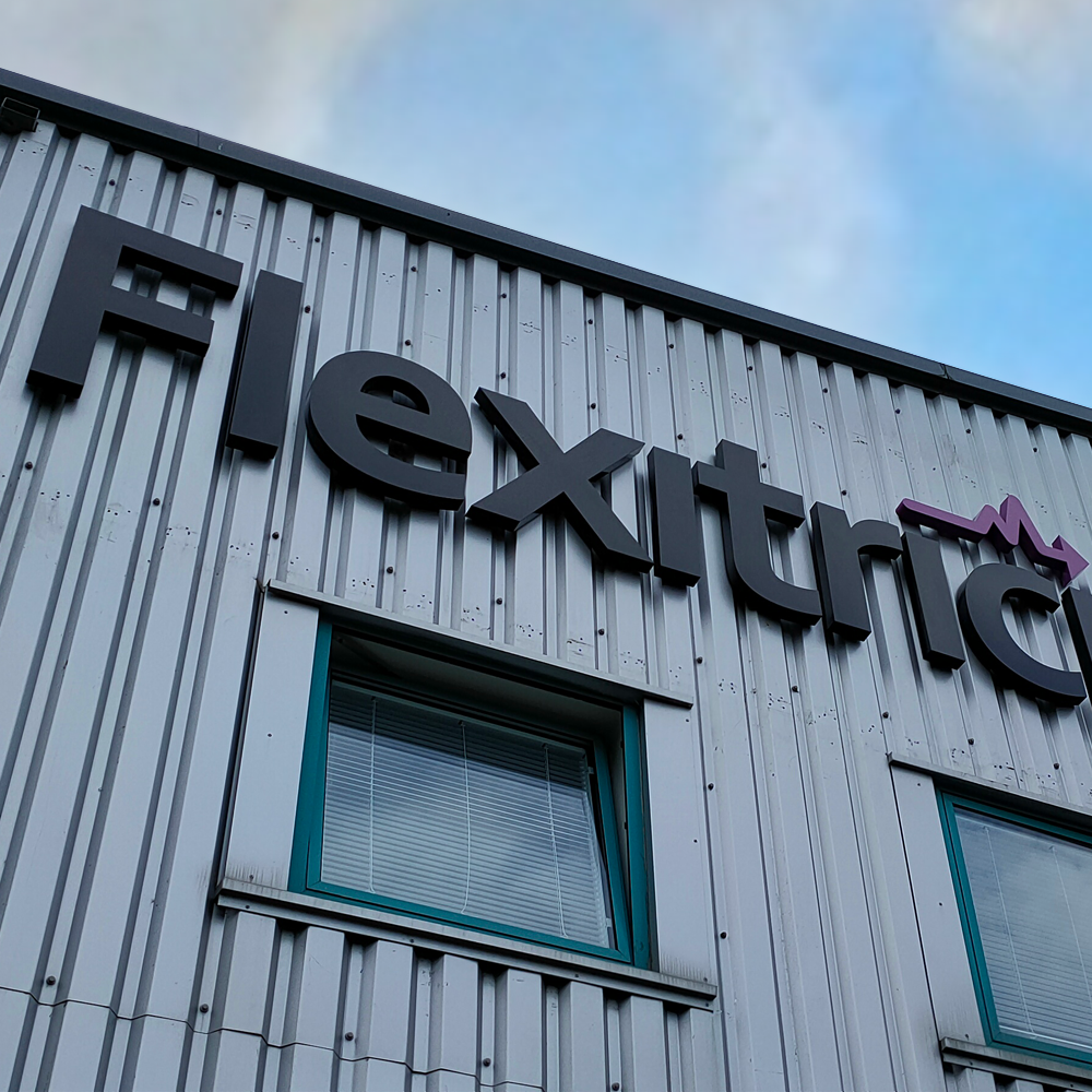 Coloured Metal 3D Lettering