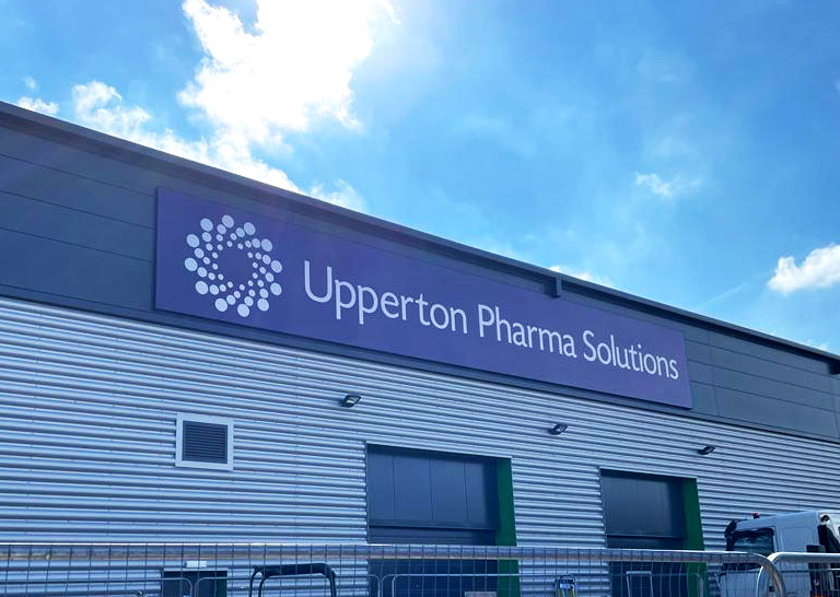 Flex Face Sign Installed at 7m length