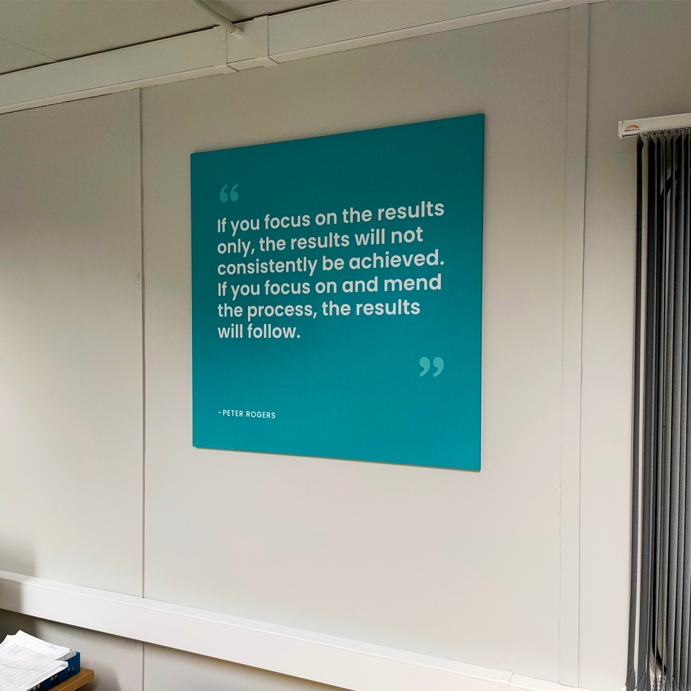 5mm Straight Cut Foamex Sign 