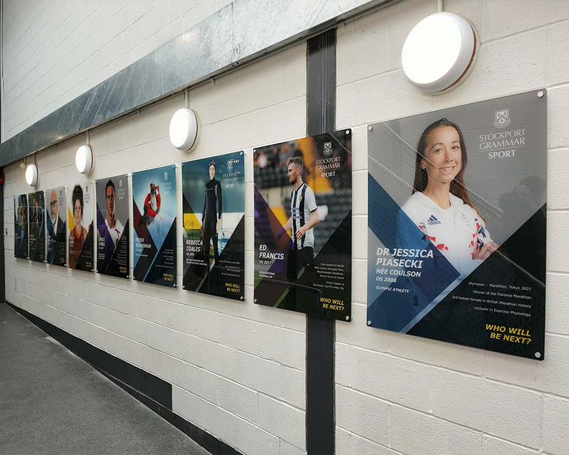 Acrylic Plaque Signs example