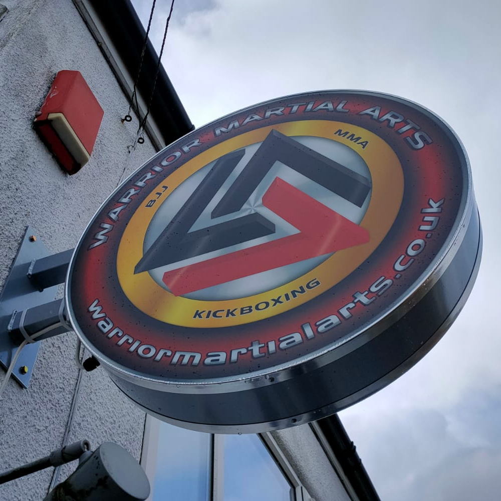 Bespoke Circular Projecting Lightbox