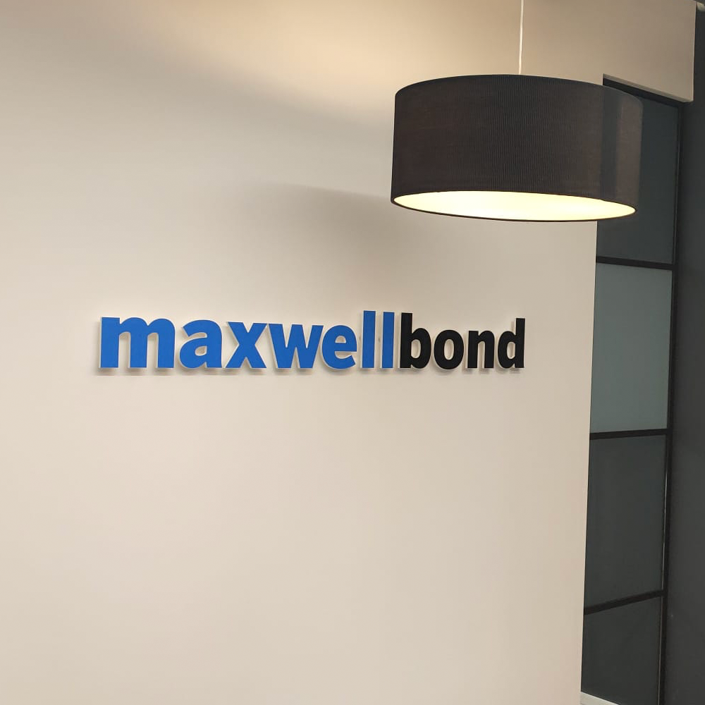 Foamex Board Letters fixed with VHB Tape