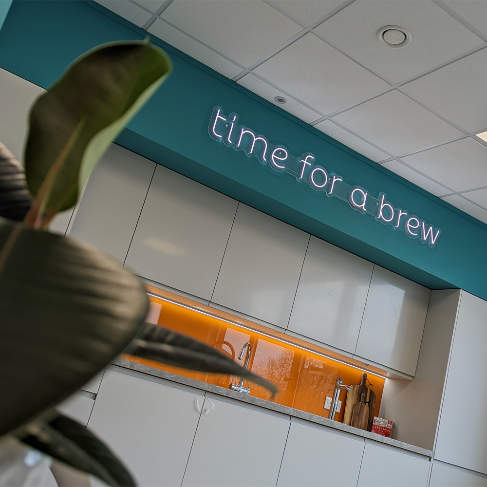 LED Neon Effect Sign with Perspex Backing