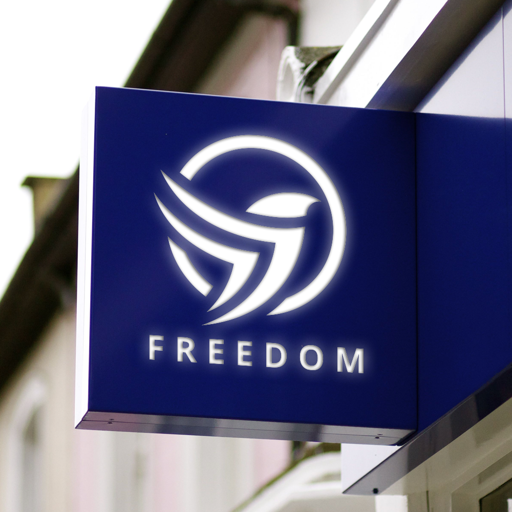 Powder Coated Illuminated Projecting Tray Sign