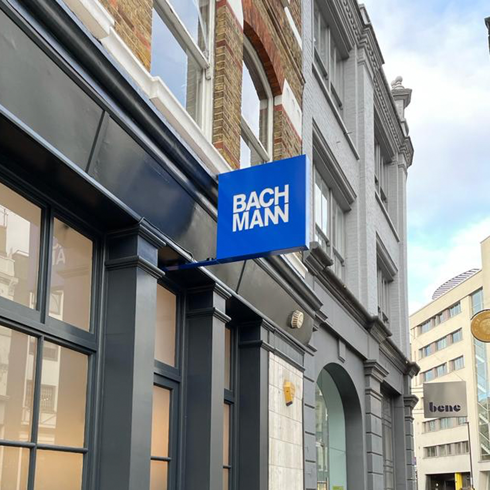 Powder Coated Projecting Tray Sign