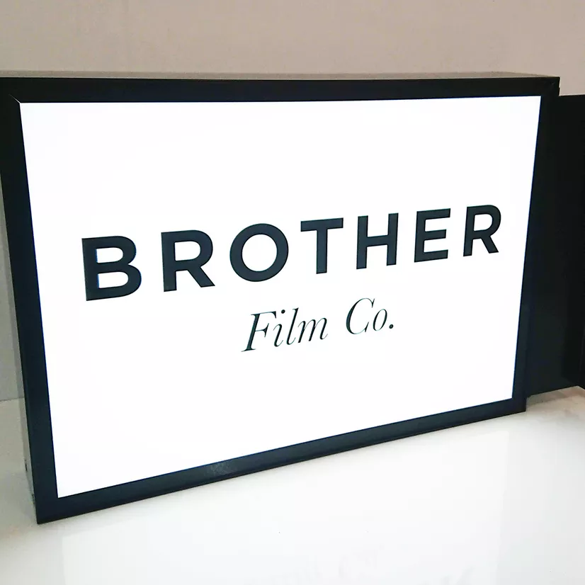 Projecting Lightbox Signs | LED Illuminated | Silver or Coloured Finishes