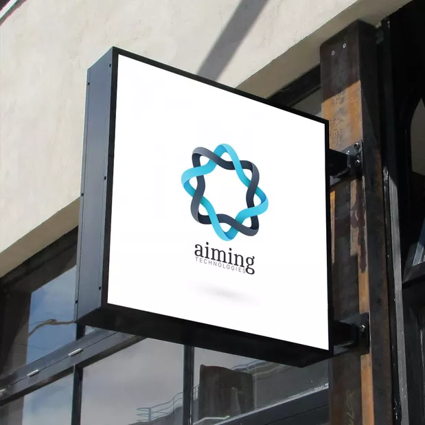 Projecting Lightbox Signs | LED Illuminated | Silver or Coloured Finishes