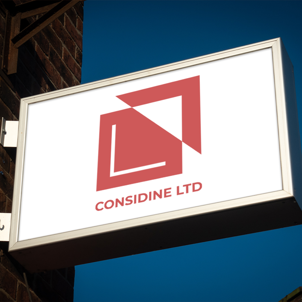 Silver Anodised Projecting Lightbox