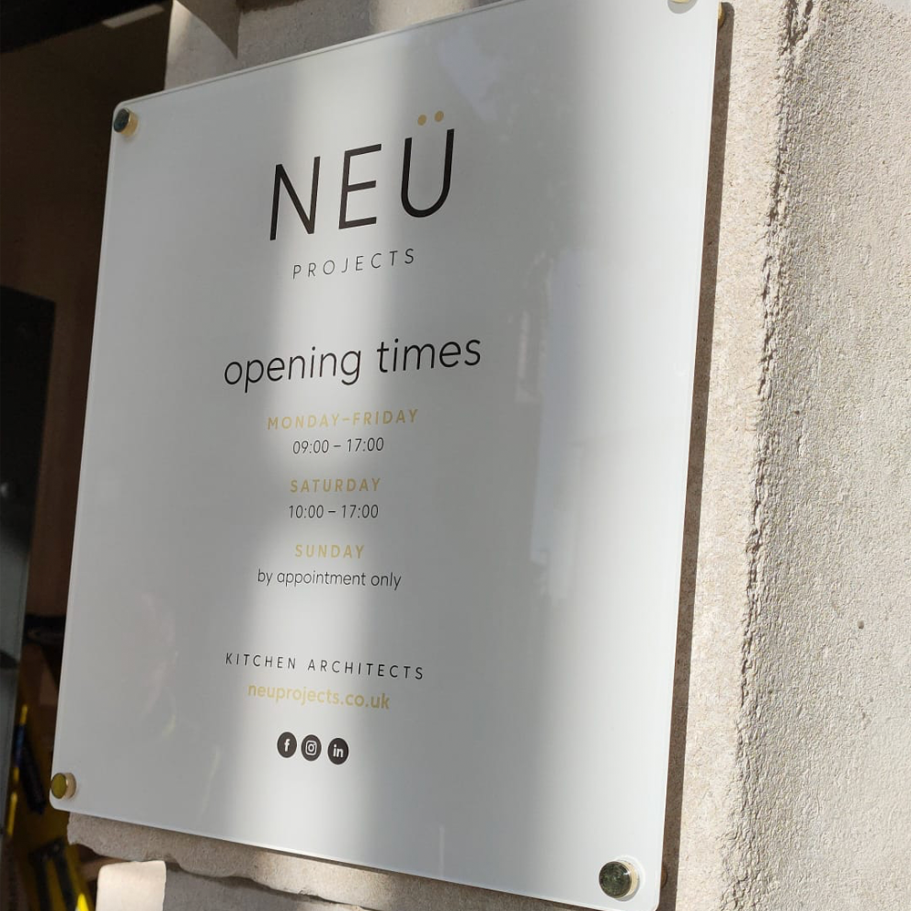 Full Colour Background Plaque with Brass Studs