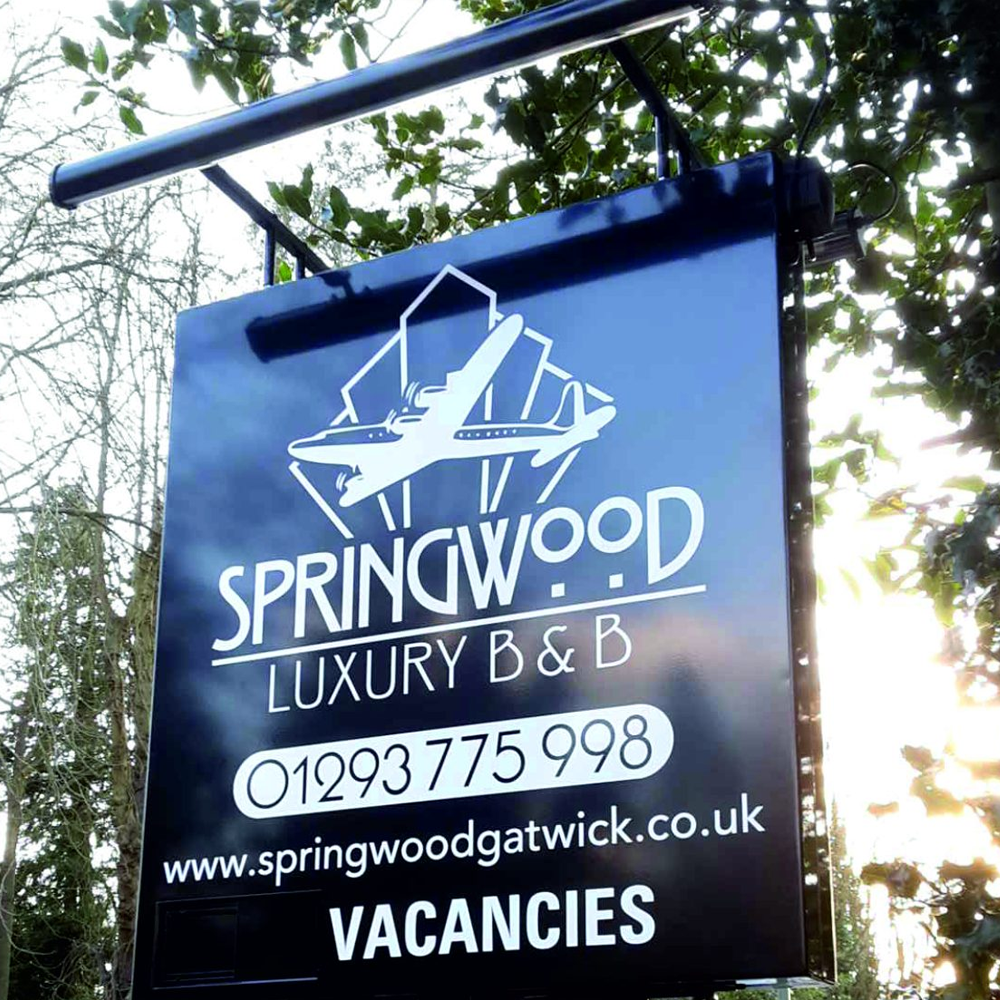 Image of trough lighting used outdoors