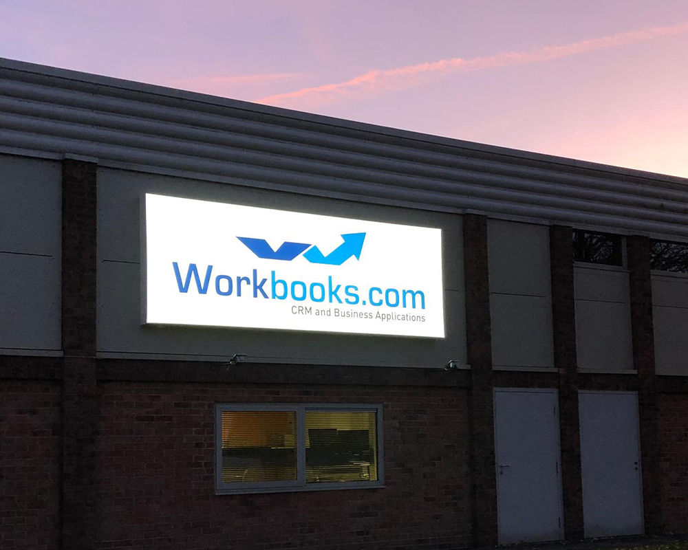 Lightbox Signs example