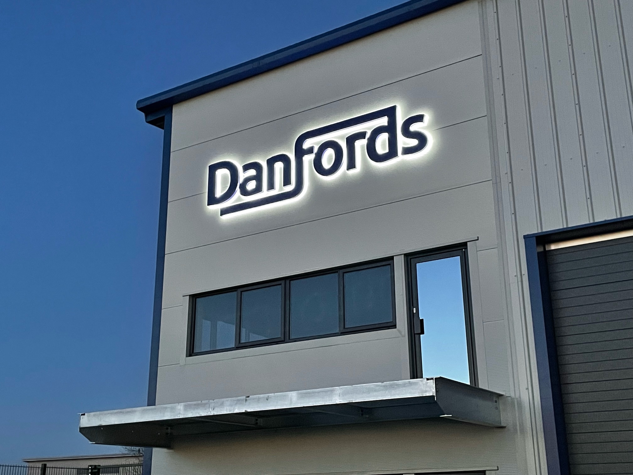 Danfords Signage project sign