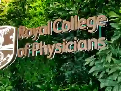 RCP (Royal College of Physicians) Signage project sign
