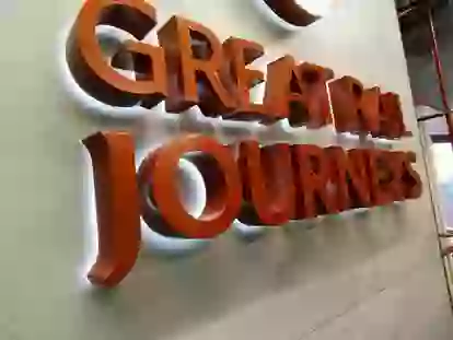 Great Rail Journeys Signage project sign
