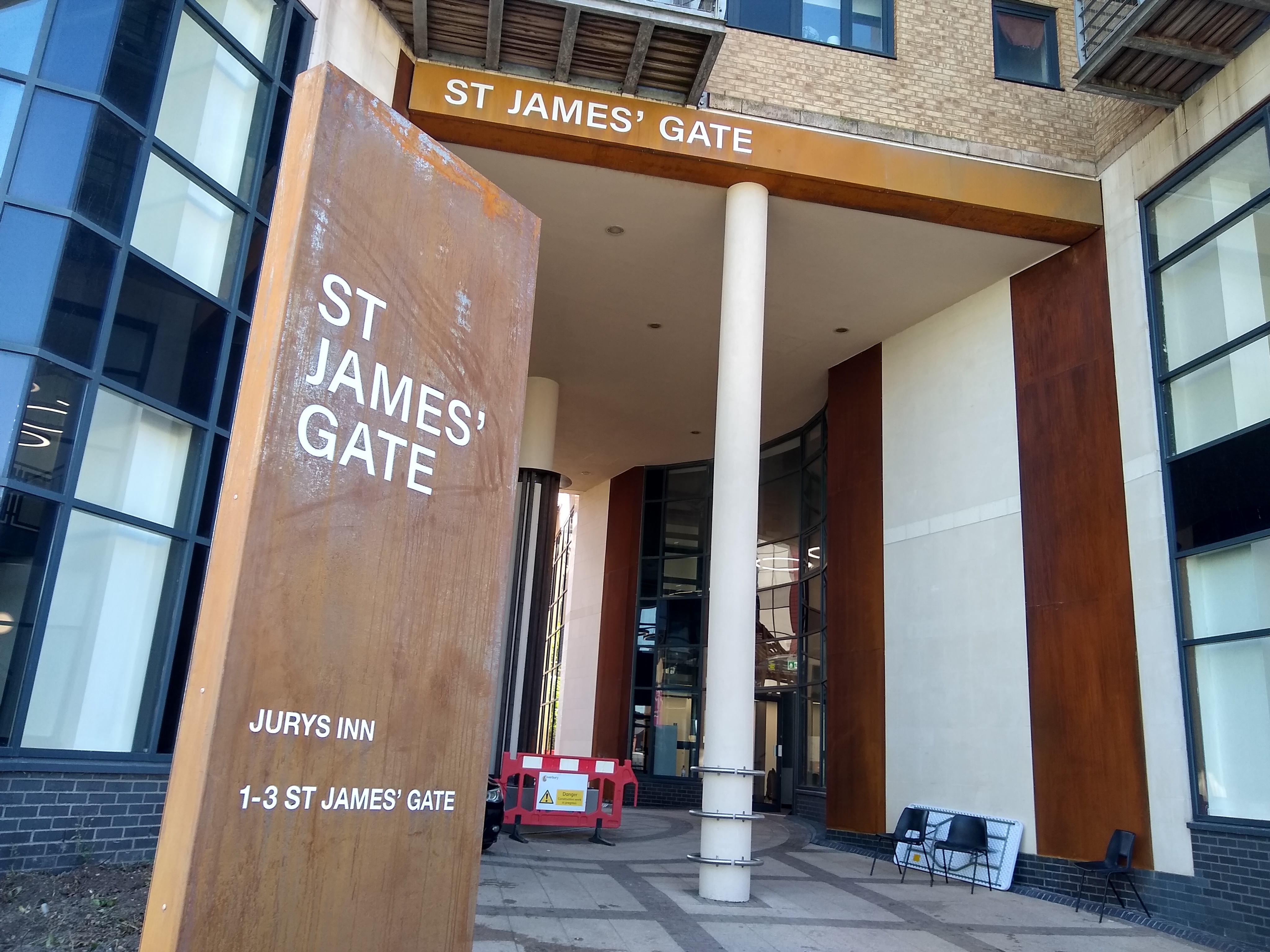 St James' Gate Signage project sign