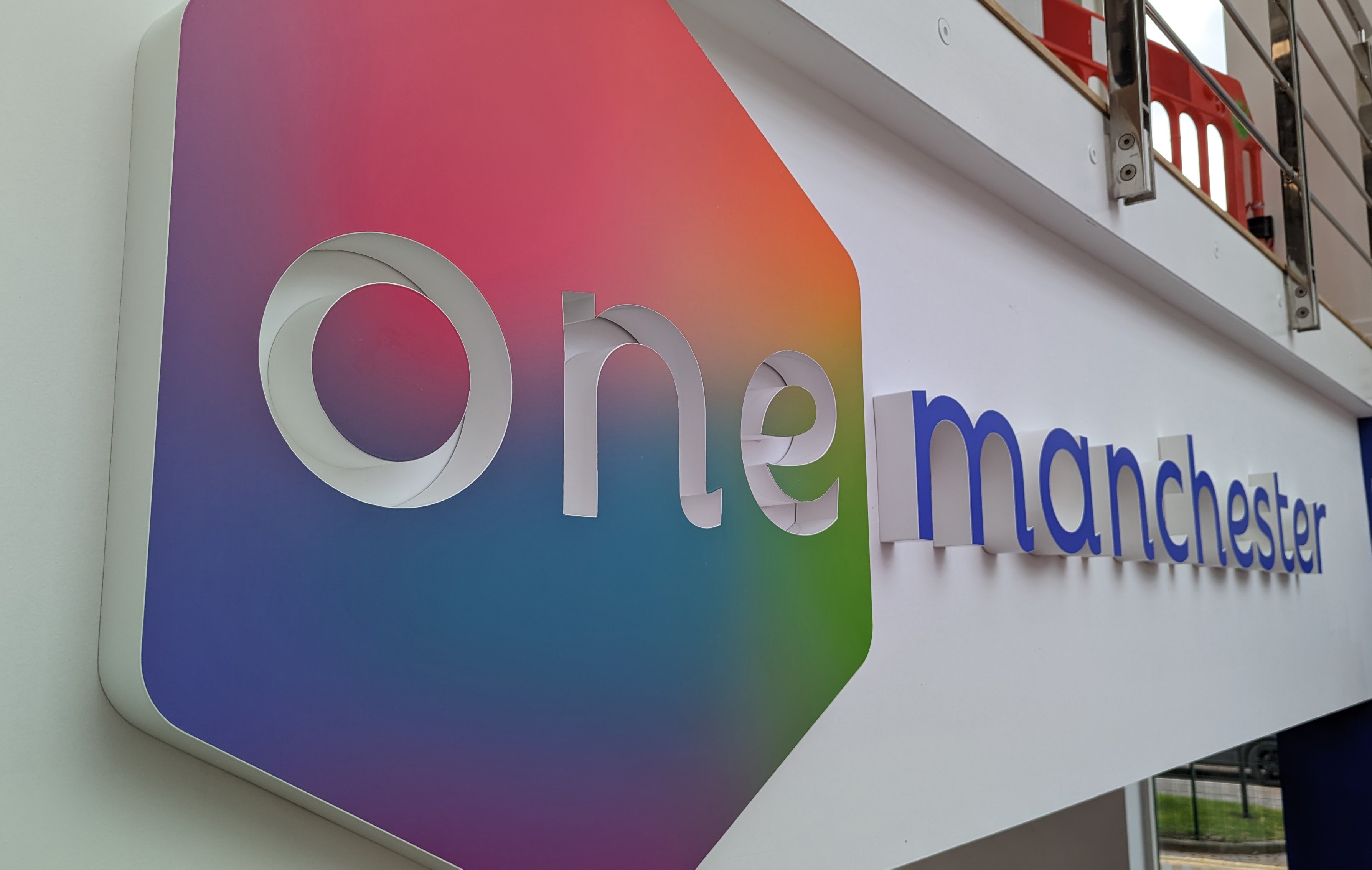 Wall canvas at One Manchester